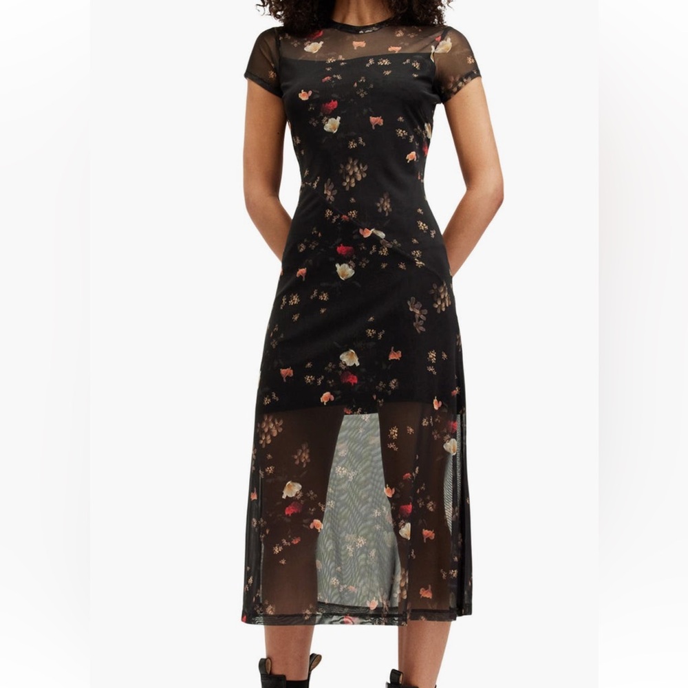 ALLSAINTS Hanna Kora Midi Dress